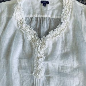 * Talbot’s Linen blouse. Delicate & lovely.